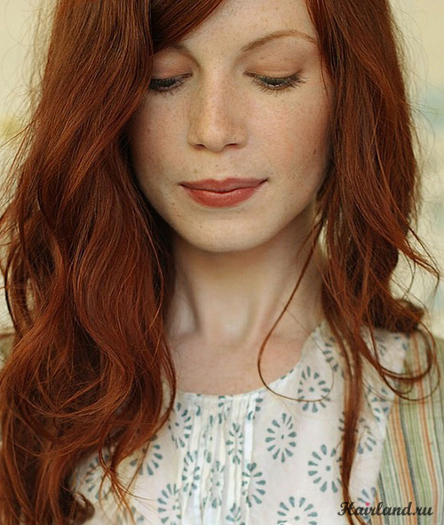 Оттенки рыжего цвета волос фото