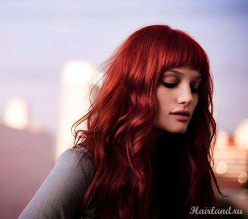 Оттенки рыжего цвета волос фото. Красно рыжий